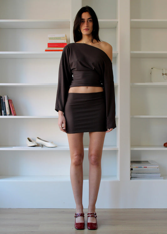 Mini Skirt Chestnut