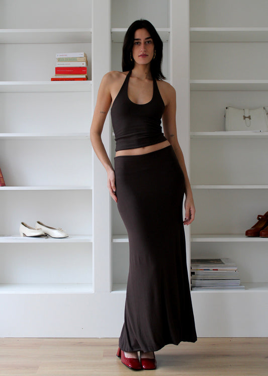 Maxi Skirt Chestnut